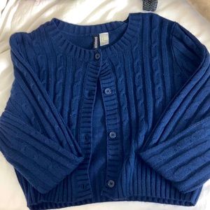 H&M Navy Cardigan